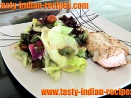 grilled-chicken-breast-with-caesar-salad