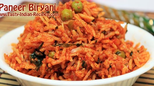 Paneer Biryani---Featured