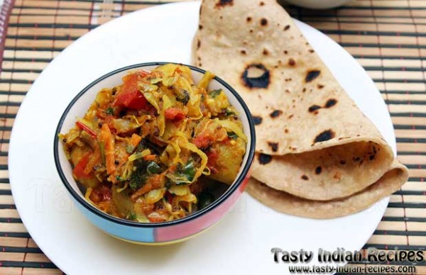 Aloo Patta Gobhi Sabzi Recipe Tasty Indian Recipes