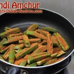 Bhindi Amchur- step2