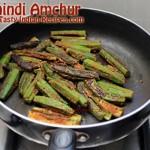 Bhindi Amchur- step 4