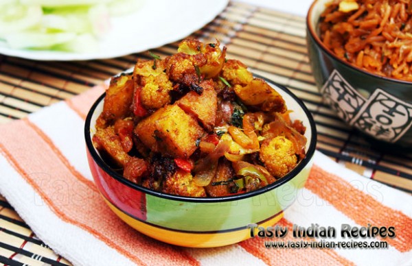 Aloo Gobi Dry Recipe Tasty Indian Recipes